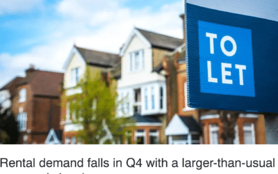 Showhouse: Rental demand falls in Q4 with a larger-than-usual seasonal slowdown