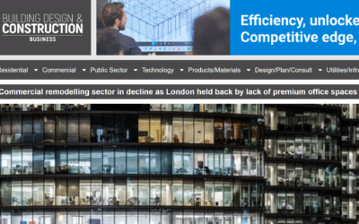 Building Design & Construction Magazine: Commercial remodelling sector in decline as London held back by lack of premium office spaces
