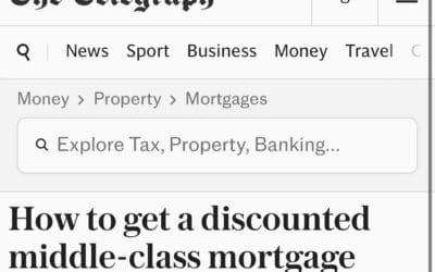 The Telegraph: How to get a discounted middle-class mortgage deal