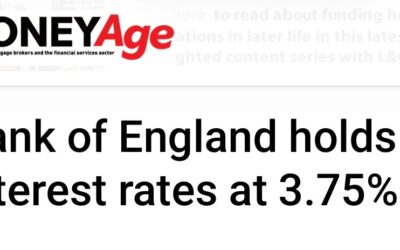 MoneyAge: Bank of England holds interest rates at 3.75%